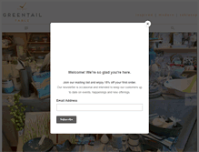 Tablet Screenshot of greentailtable.com